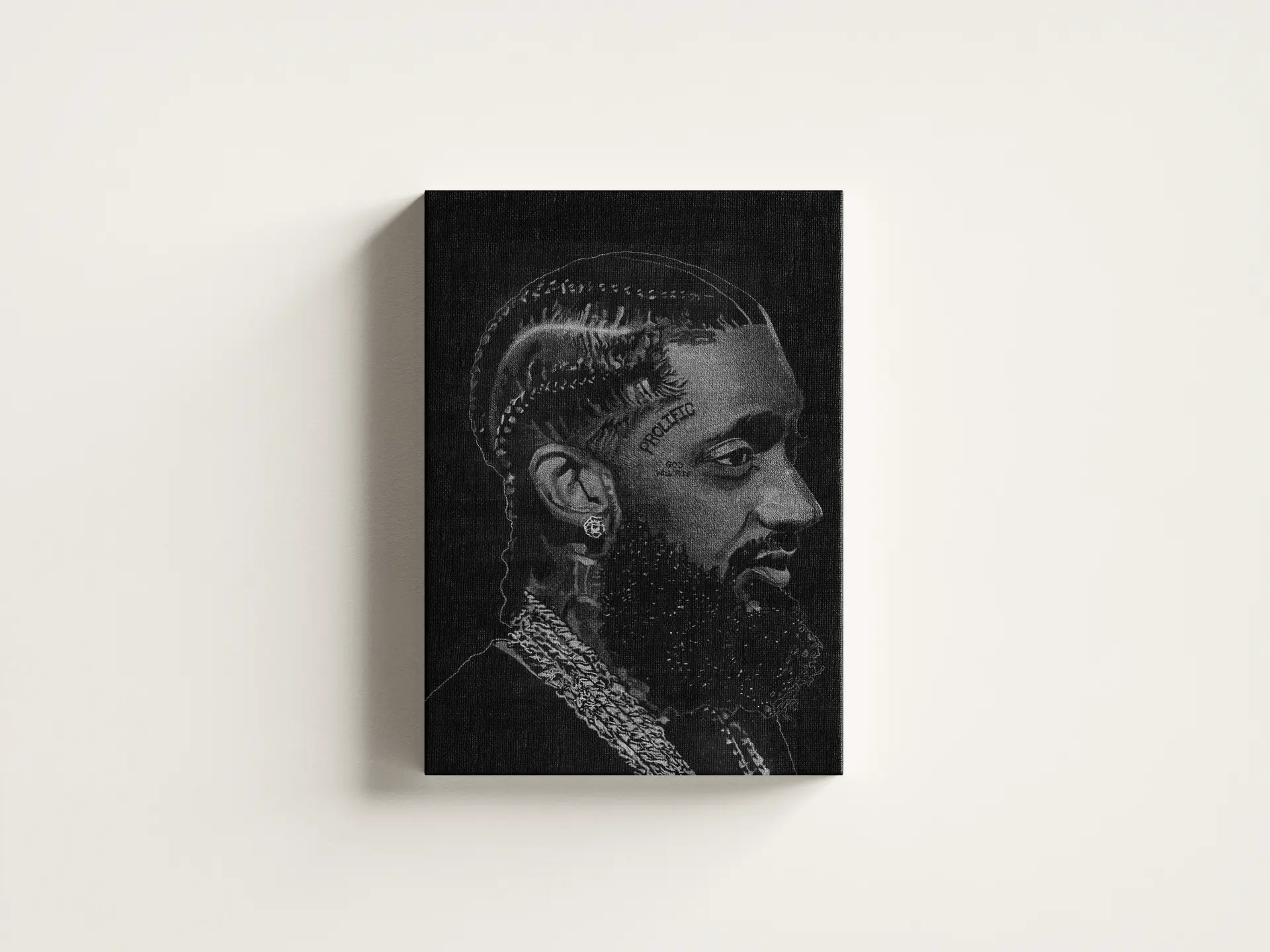 Prolific — scratchboard artwork by Aaron Stan
