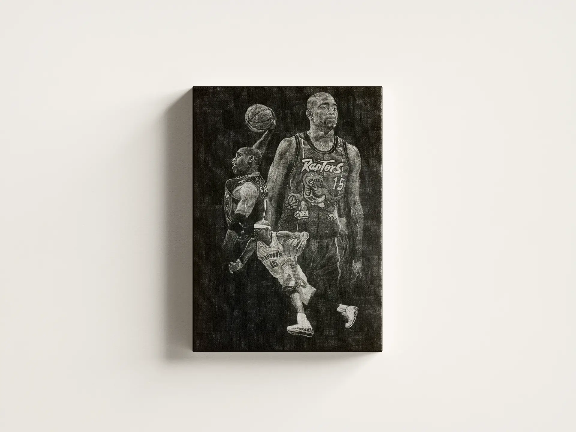 Hall of Fame Flight — scratchboard artwork by Aaron Stan
